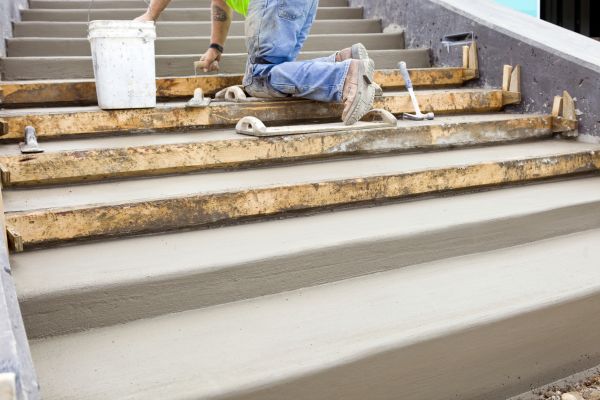 Concrete Steps Pouring in Brighton