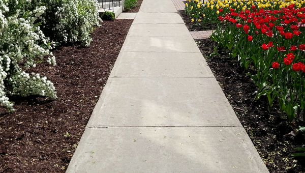 Cement Sidewalk Installation in Brighton