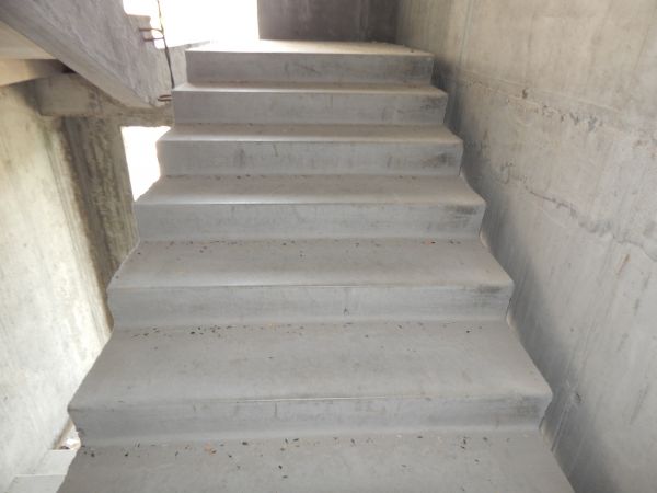 Poured Stair Construction in Brighton