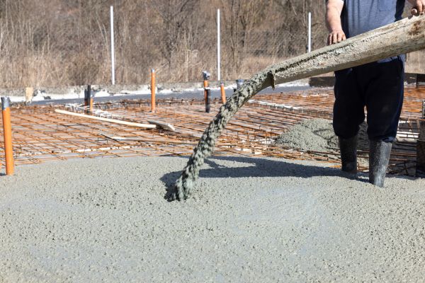 Pole Barn Slab Pouring in Brighton