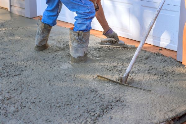 Driveway Slab Construction in Brighton
