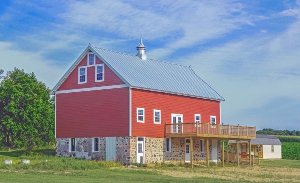 Barn Foundation Pouring in Brighton