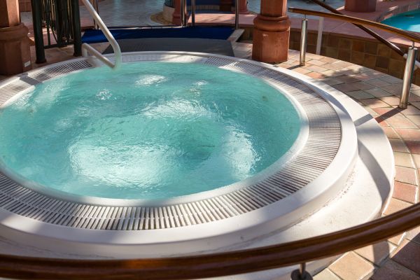 Hot Tub Patio Construction in Brighton