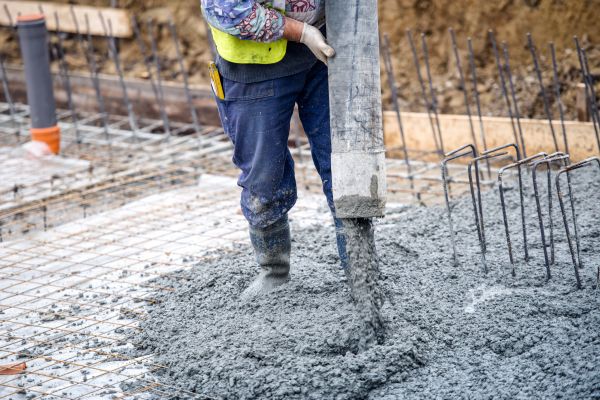 Cabin Foundation Pouring in Brighton